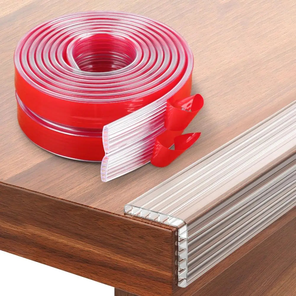 Transparent Corner Guard Strip – Self-Adhesive PVC Edge Protector