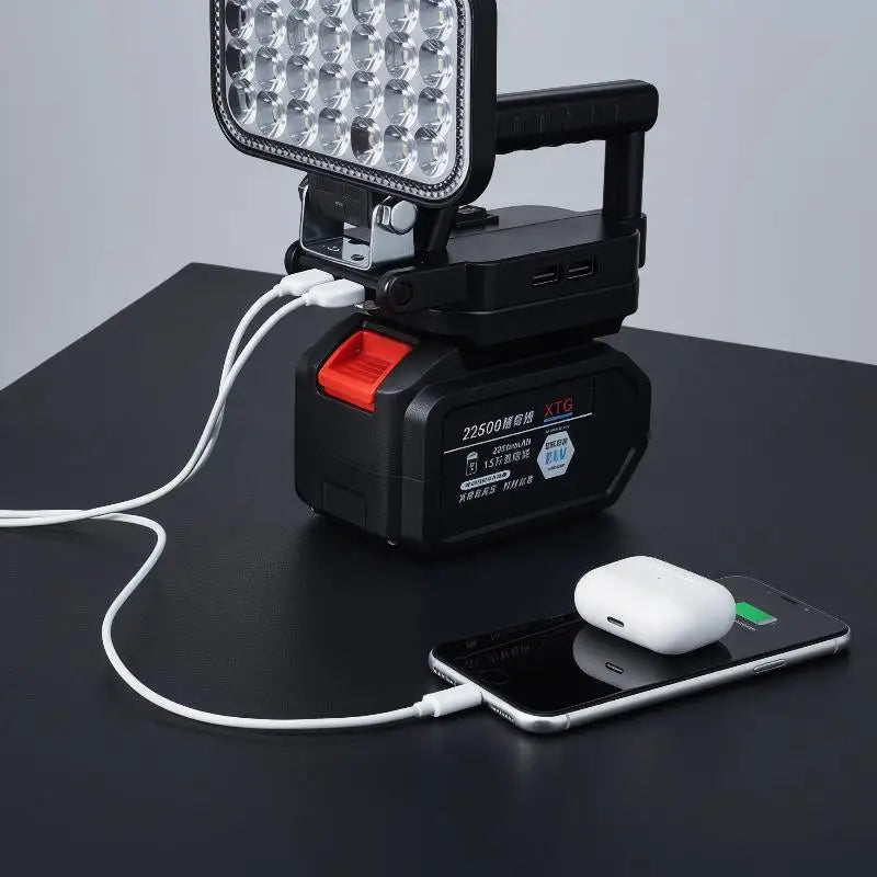 Portable LED Flashlight & Spotlight – Camping & Emergency