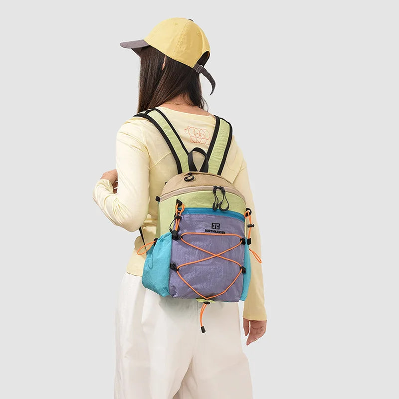 Color-Block Outdoor Backpack – Lightweight Unisex 20-35L