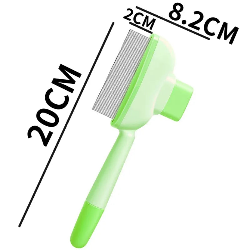 Self-Cleaning Dog & Cat Grooming Comb | One-Button Pet Brush