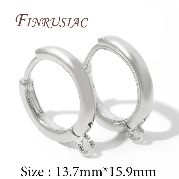 Rhodium Plated Earring Hooks & Clasps – DIY Jewelry Findings
