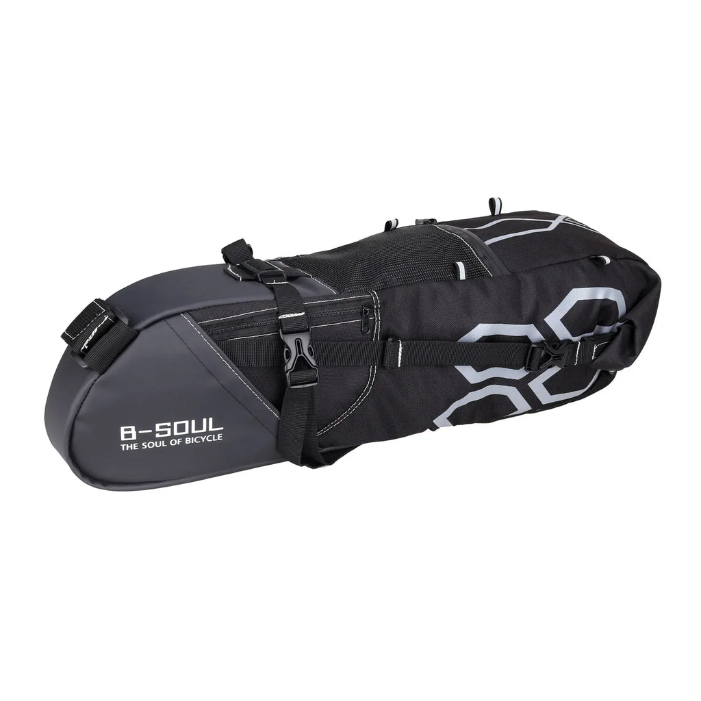 B-SOUL 12L Waterproof Bicycle Saddle Bag | Rear Seat Bag