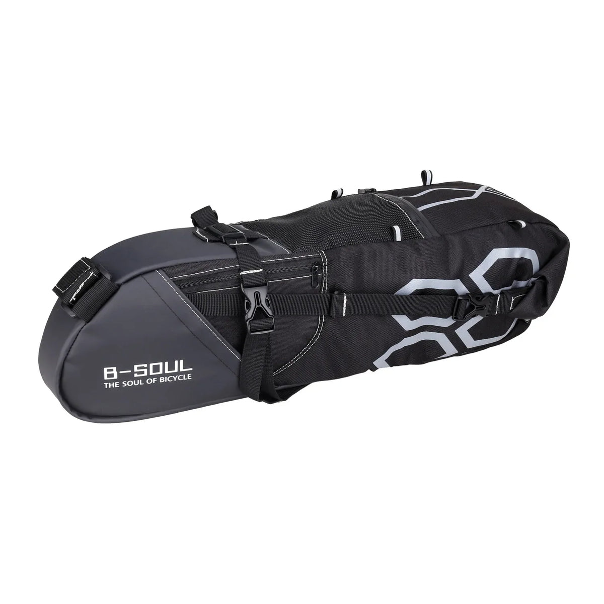 B-SOUL 12L Waterproof Bicycle Saddle Bag | Rear Seat Bag