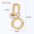18K Gold Hammered OT Toggle Clasp | DIY Jewelry Finding