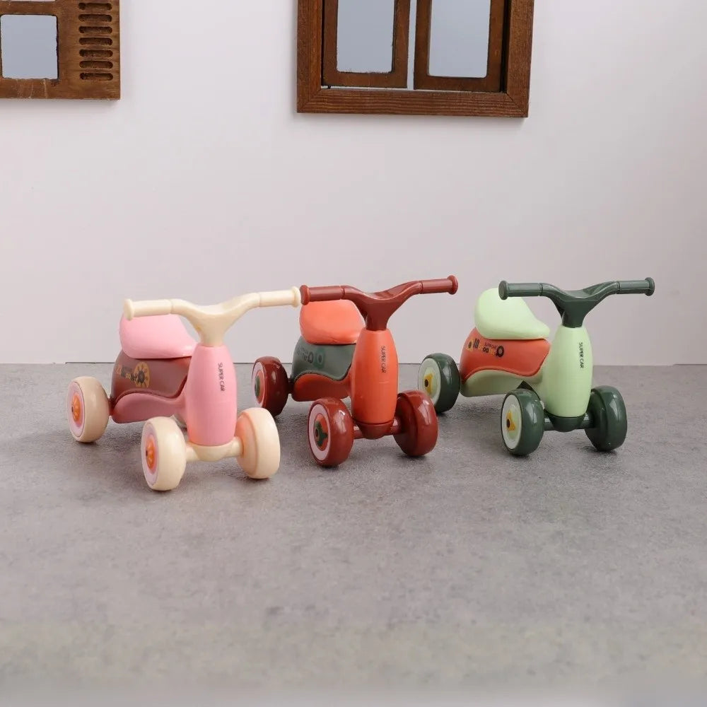 Miniature Plastic Scooter Dollhouse Decoration | Mini Balance Car