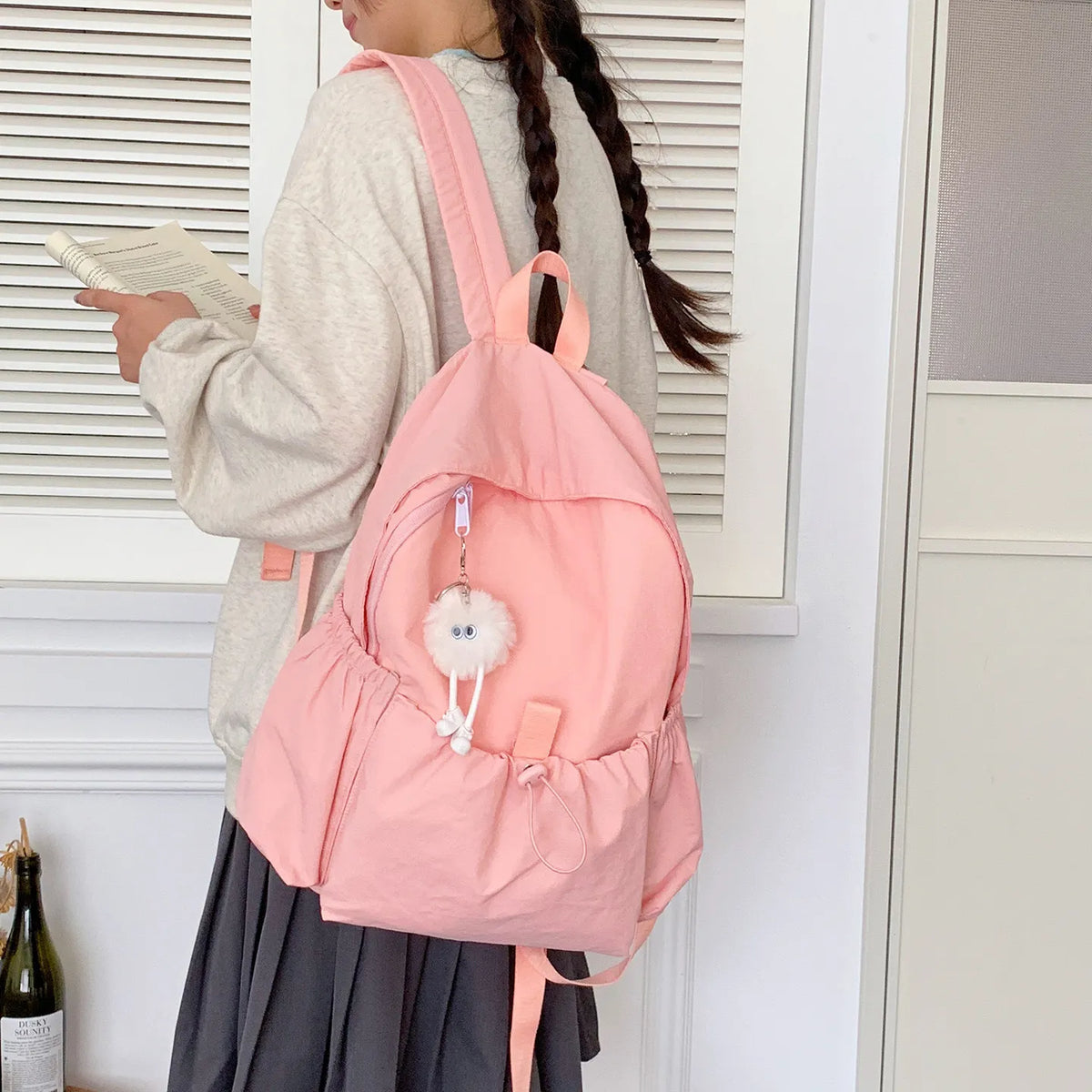 Nixie Minimalist Women's Backpack – Lightweight & Waterproof