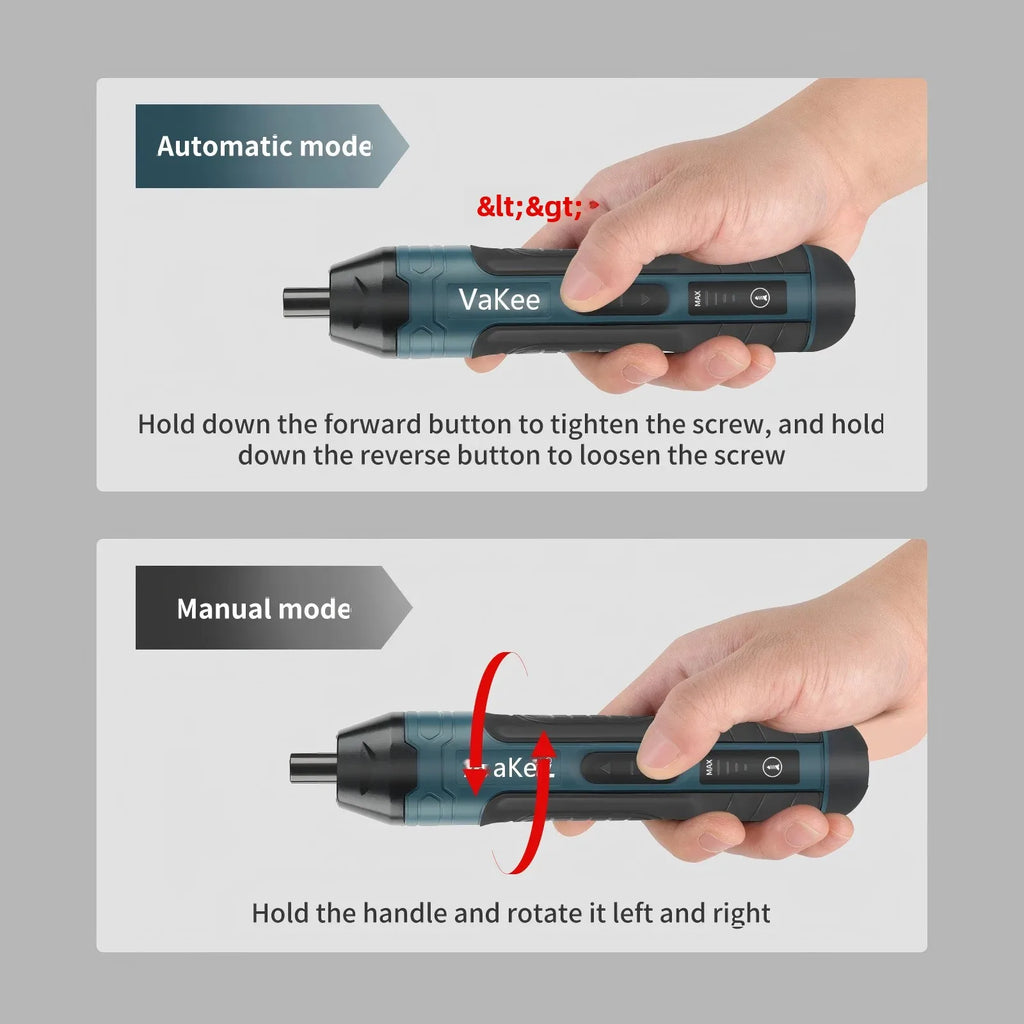 Nixie Cordless Screwdriver 3.6V 5N·m 1/4" Chuck 1300mAh
