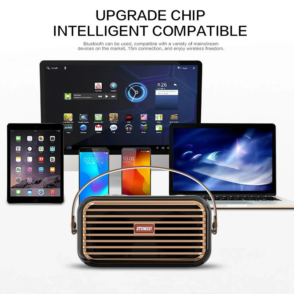 STONEGO 16W Bluetooth 5.0 Portable Speaker IPX5 Waterproof TWS