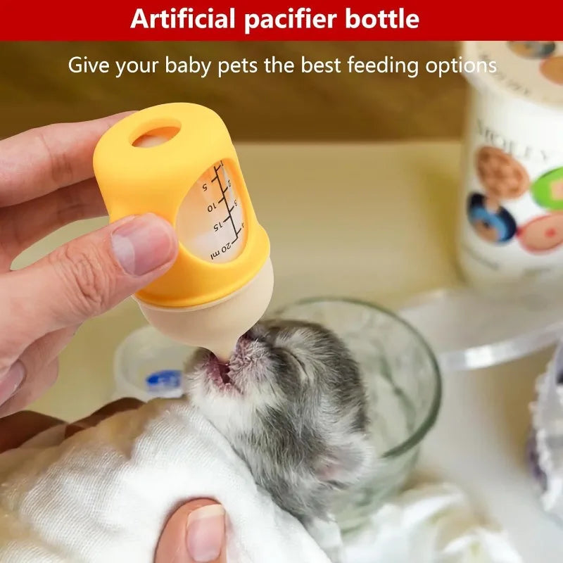 Silicone Pet Nursing Bottle with Anti-Choking Valve | Nixie
