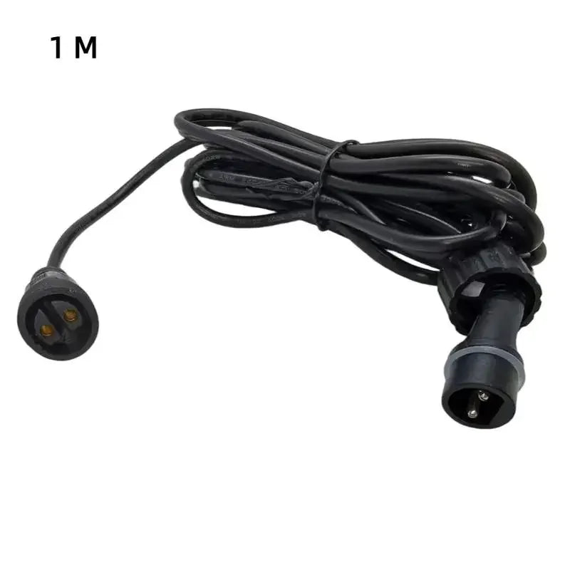 Waterproof 2-Pin Extension Cable for Solar & Flood Lights