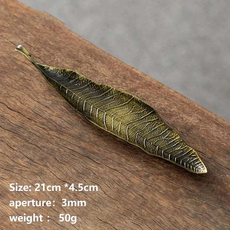 Long Leaf Incense Holder & Ash Catcher – Meditation Décor
