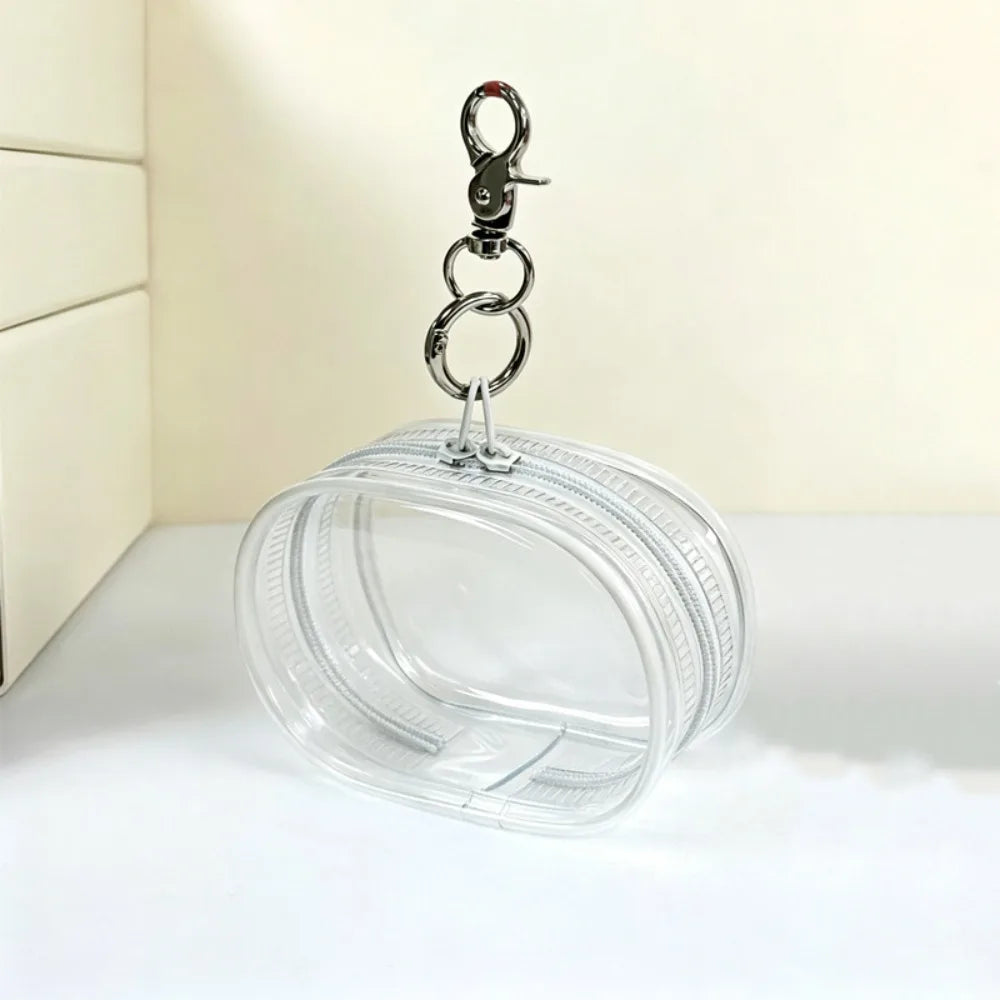 Transparent PVC Pet Food Pouch – Zipper & Hanging Loop