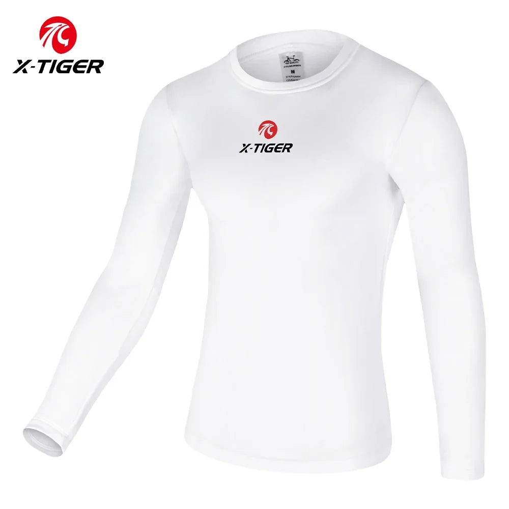 X-TIGER Winter Fleece Cycling Jersey | Thermal Base Layer