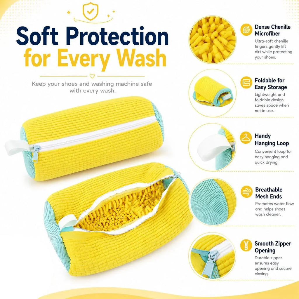 Shoe Washing Bag – Durable Mesh Laundry Bag for Sneakers