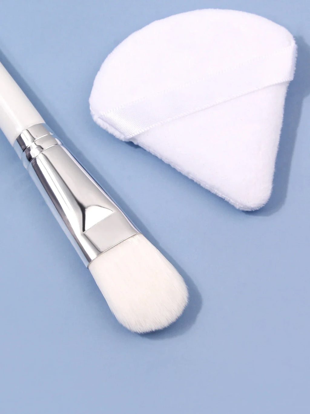 Facial Mask Brush Set – Foundation, Sponge & Powder Puff