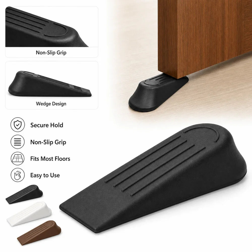 Plastic Door Stop Wedges – Non-Slip Heavy Duty Door Stopper