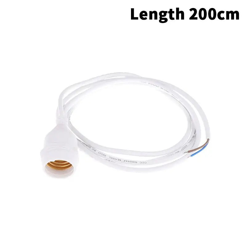 Waterproof E27 Lamp Holder with Power Cord Socket | 20–200CM
