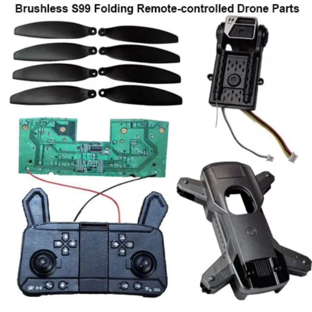 S99 Brushless Folding Drone Propeller – 10 Styles Black RC Part