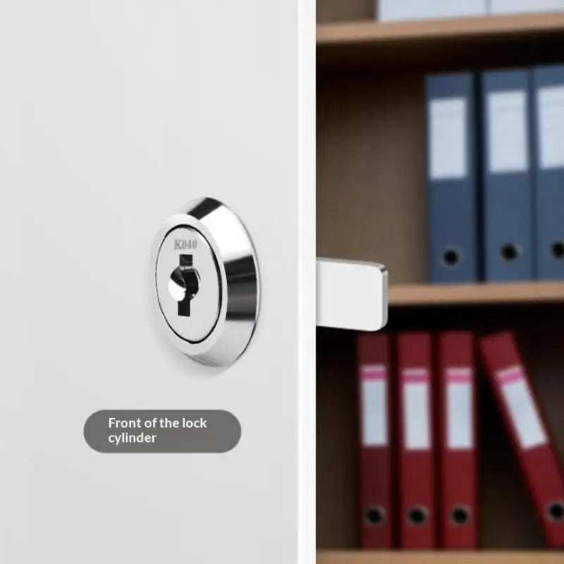 Zinc Alloy Drawer Lock with 2 Keys – Cabinet & Locker