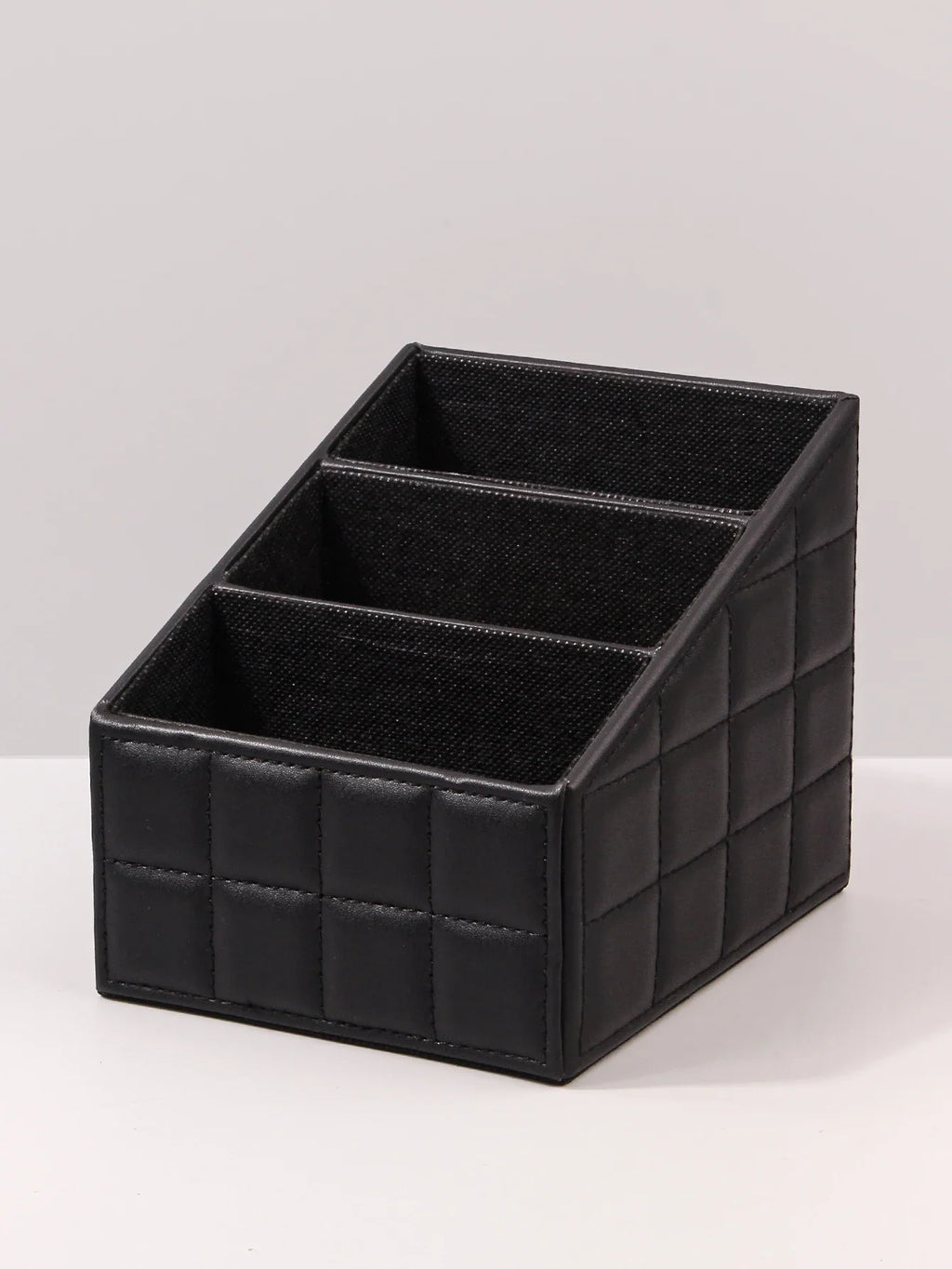 3-Tier PU Makeup Brush & Stationery Storage Box | Nixie