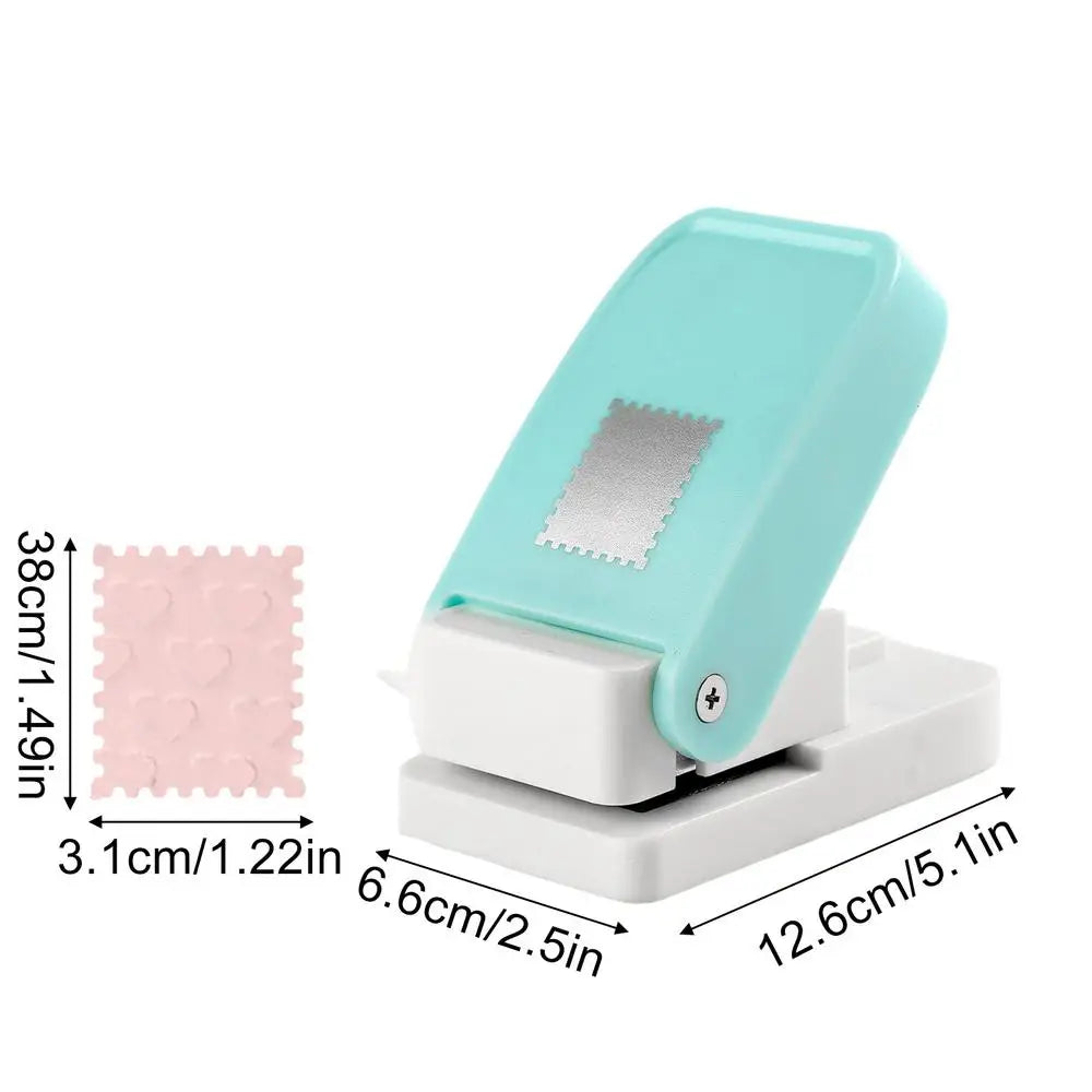 Lever Action Stamp Punch Cutter for Scrapbooking & Card Making