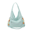 Women's Nylon Woven Rope Tote Crossbody Large Capacity Bag