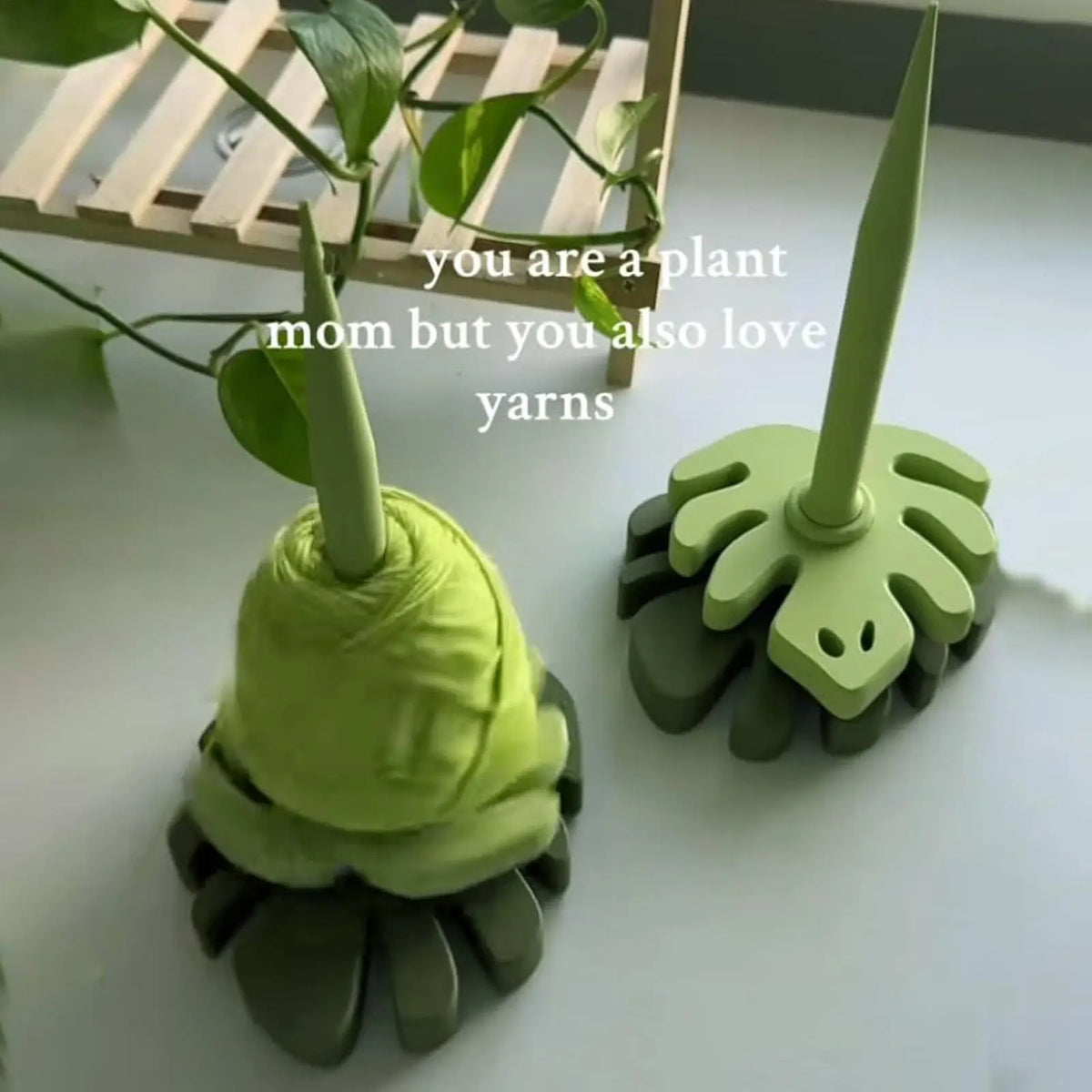 3D Printed Yarn Holder Spinner for Crocheting & Knitting