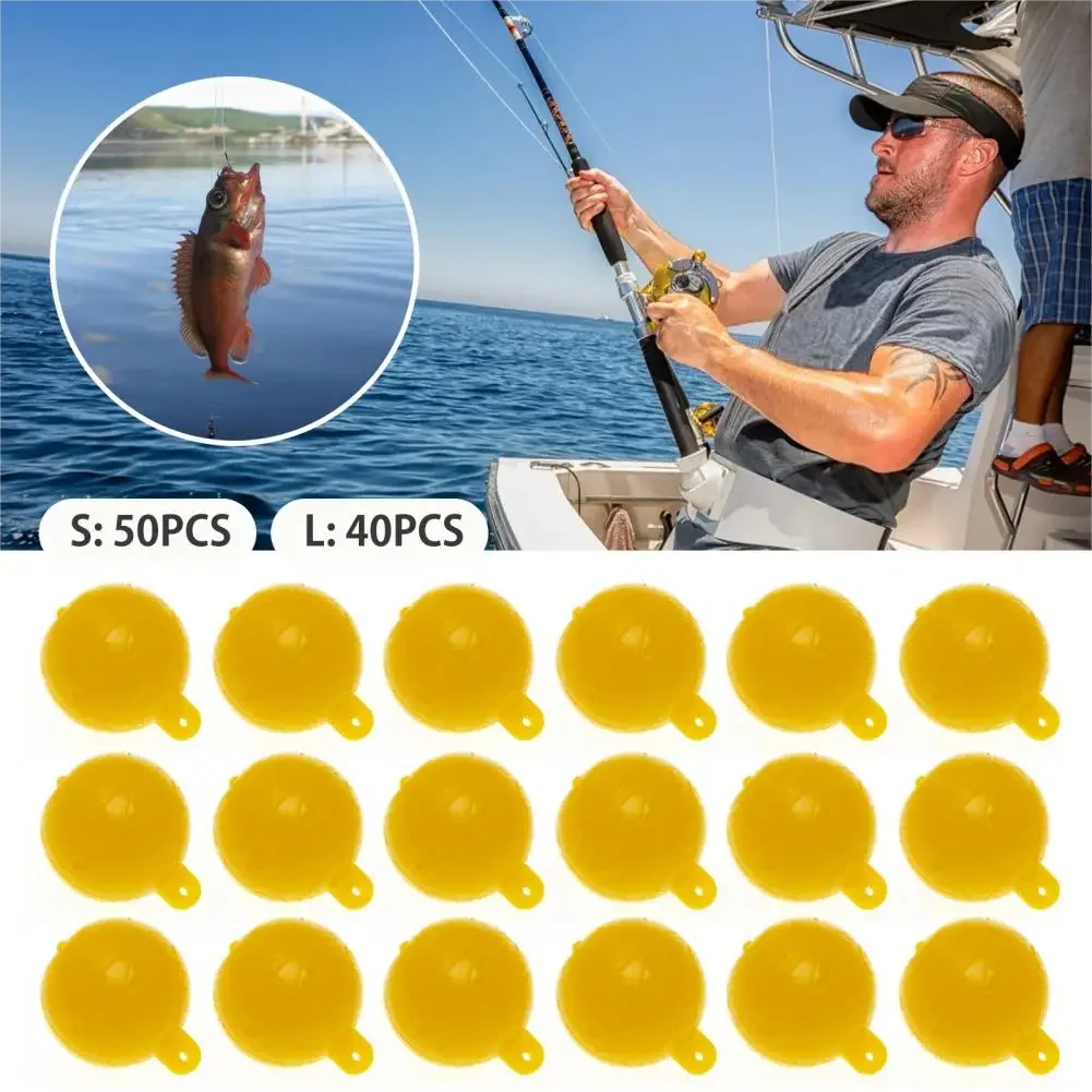 40/50Pcs Corn Flavor Floating Ball Carp Fishing Soft Bait Lures