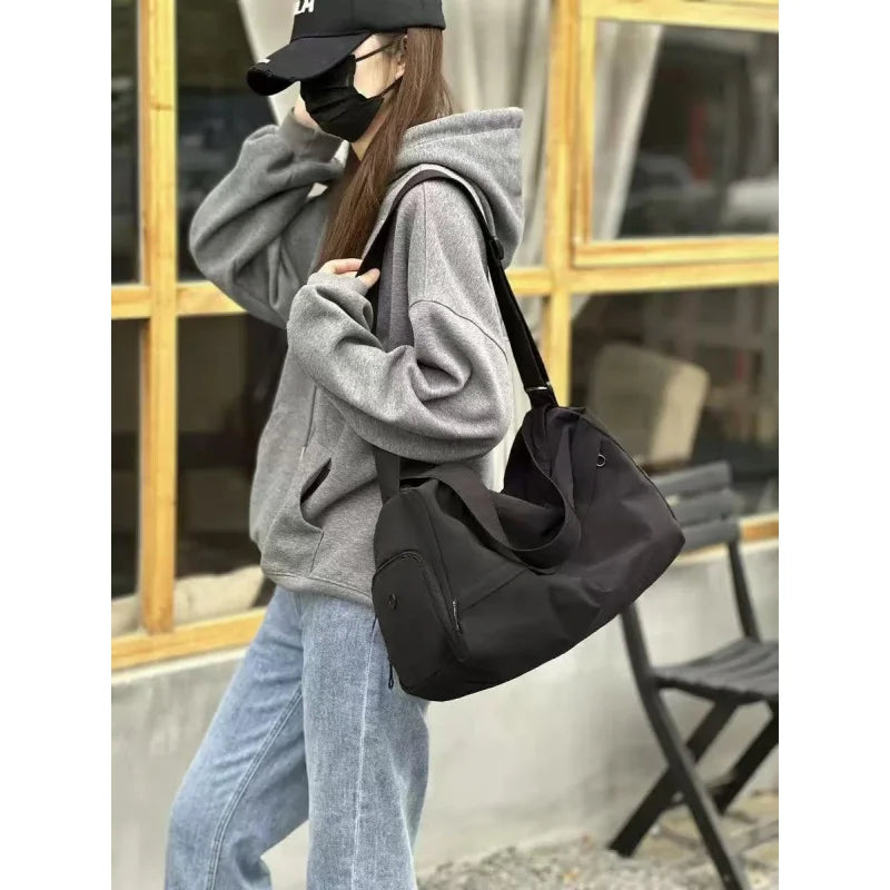 Large Capacity Nylon Crossbody Shoulder Bag for Women