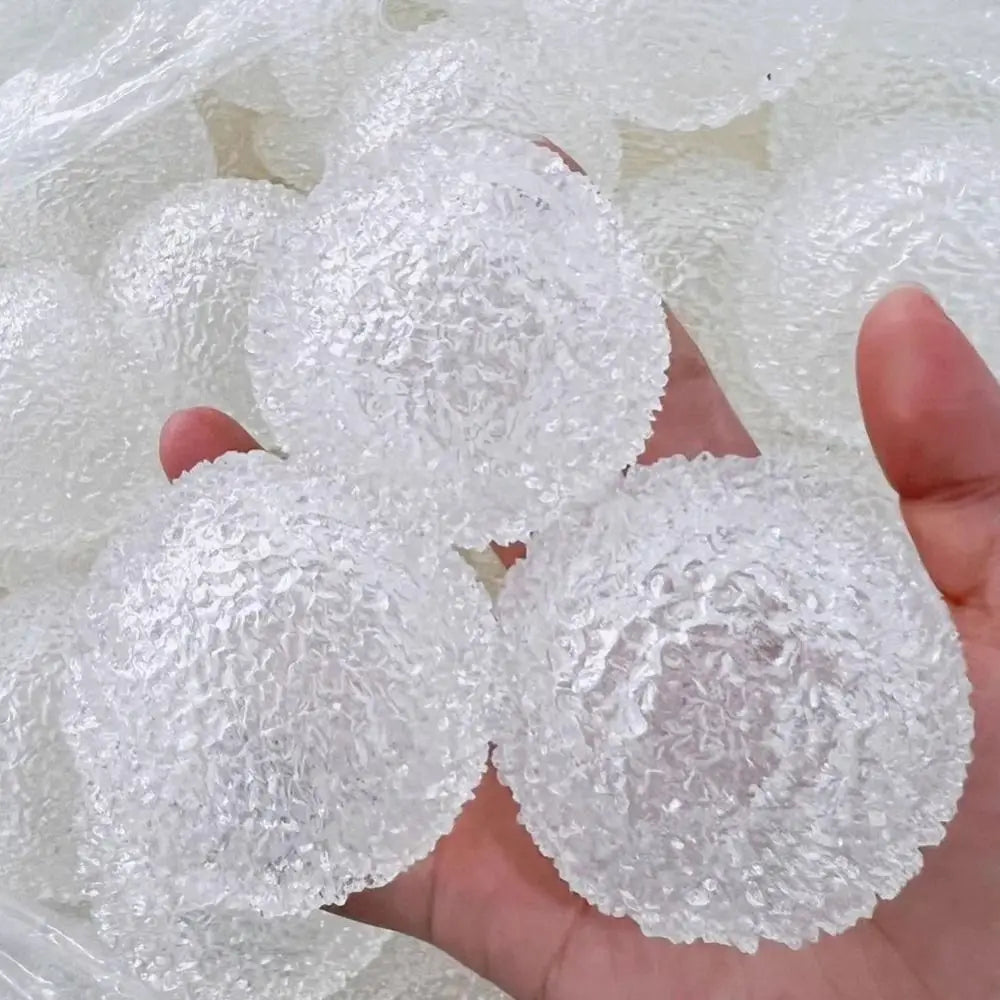 Transparent DIY Squeeze Ball Shell Fidget Toy with Lid – 2 Sizes