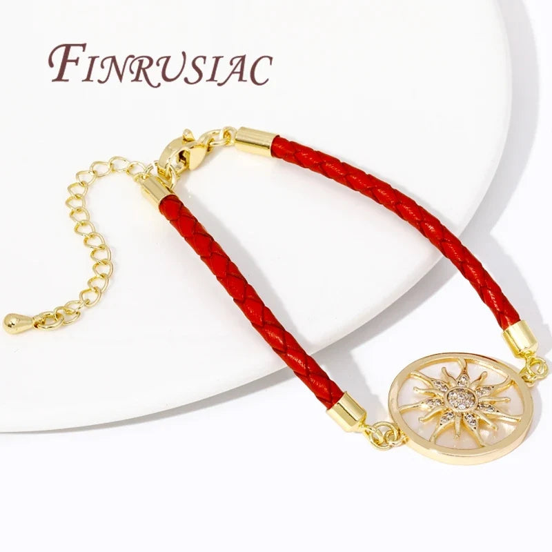 18K Gold Plated Leather Cord Chain with Lobster Clasp | DIY Bracelet