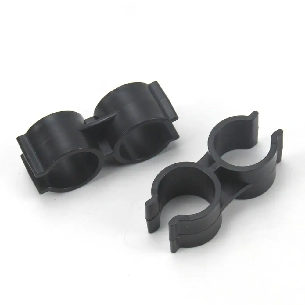6pcs PVC Pipe Clamps 20/25mm Double U-Type Garden Irrigation