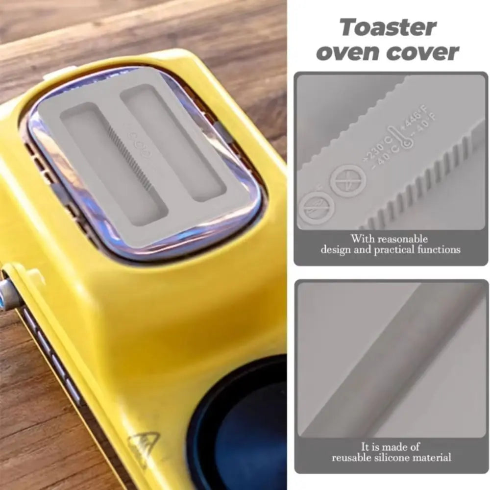 Silicone Toaster Dust Cover – Universal Upper Lid, 3 Colours
