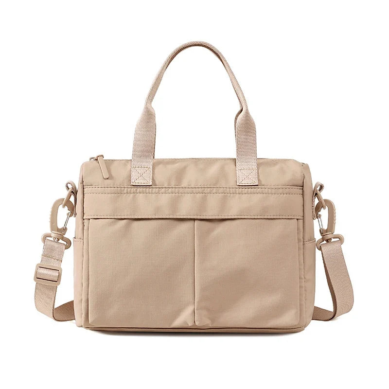 Nixie Square Crossbody Nylon Bag | Multi-Pocket Shoulder Bag