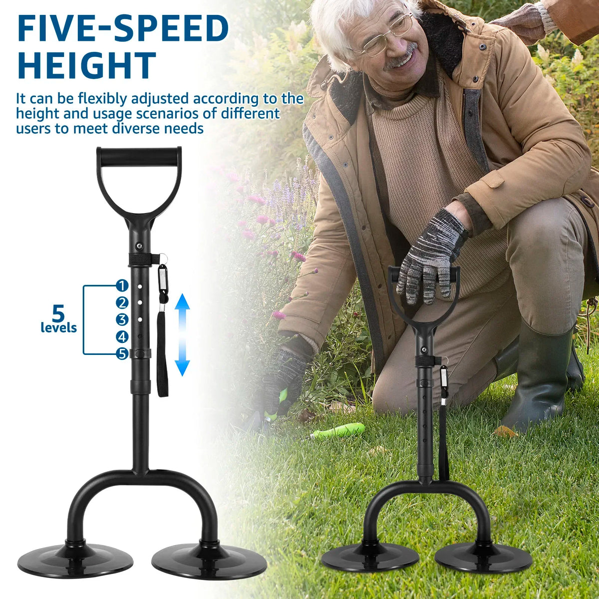 Adjustable Standing Assist Device 52–60cm | Mobility Aid