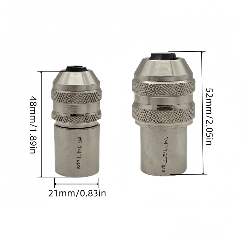 DAZZLEEX 2pc Adjustable Tap Socket Extraction Tool – #6 to 1/2"