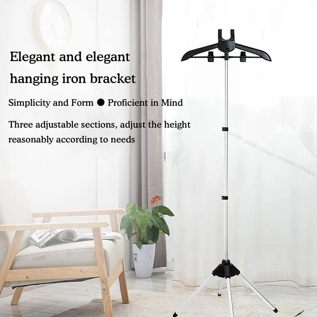 Telescopic Garment Steamer Hanger Stand – Height Adjustable, Foldable