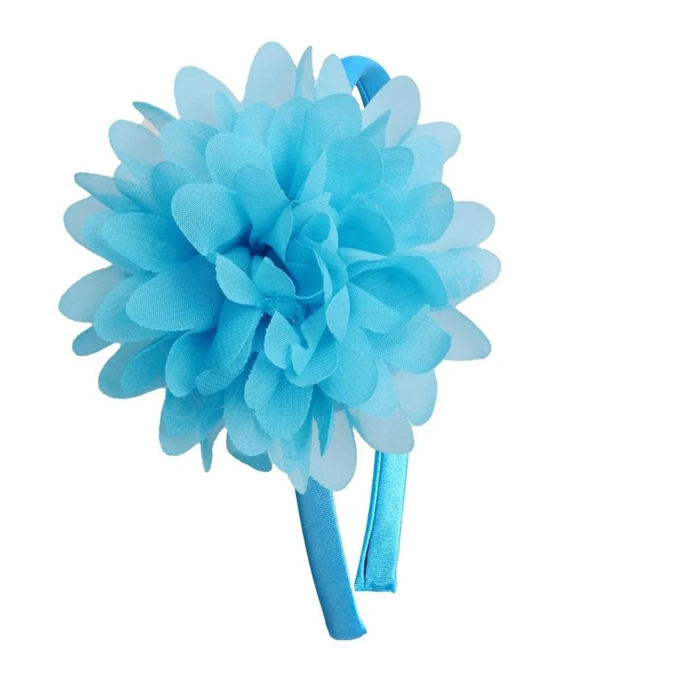 Big Flower Girls Headband – Multi-Layer Princess Hairband
