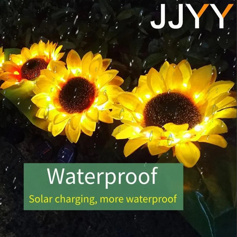 Solar Sunflower Garden Stake Light – Outdoor LED Décor IP65