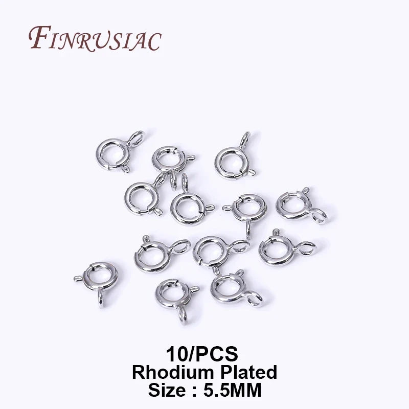 14K/18K Gold Plated Crimp Beads & Clasp Connectors | DIY Jewelry