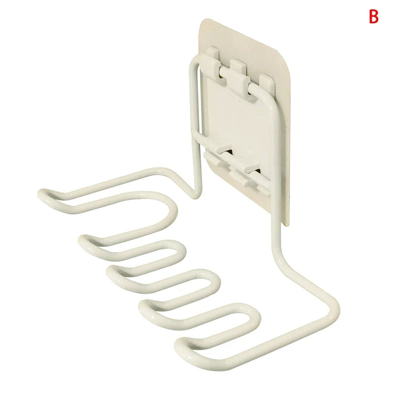 Wall Mount Stainless Steel Toothbrush & Razor Holder