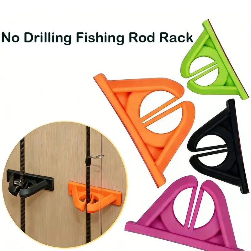 No-Drill Silicone Fishing Rod Holder – Strong & Durable