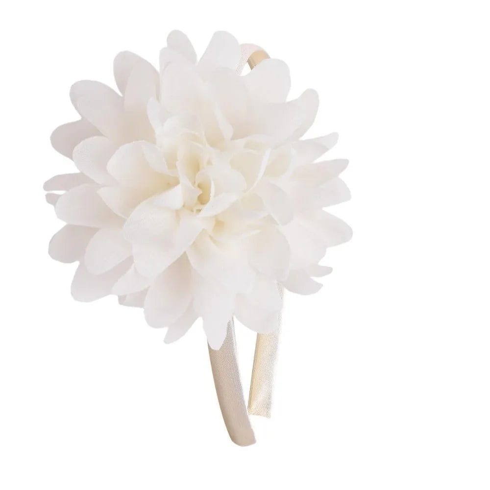 Big Flower Girls Headband – Multi-Layer Princess Hairband