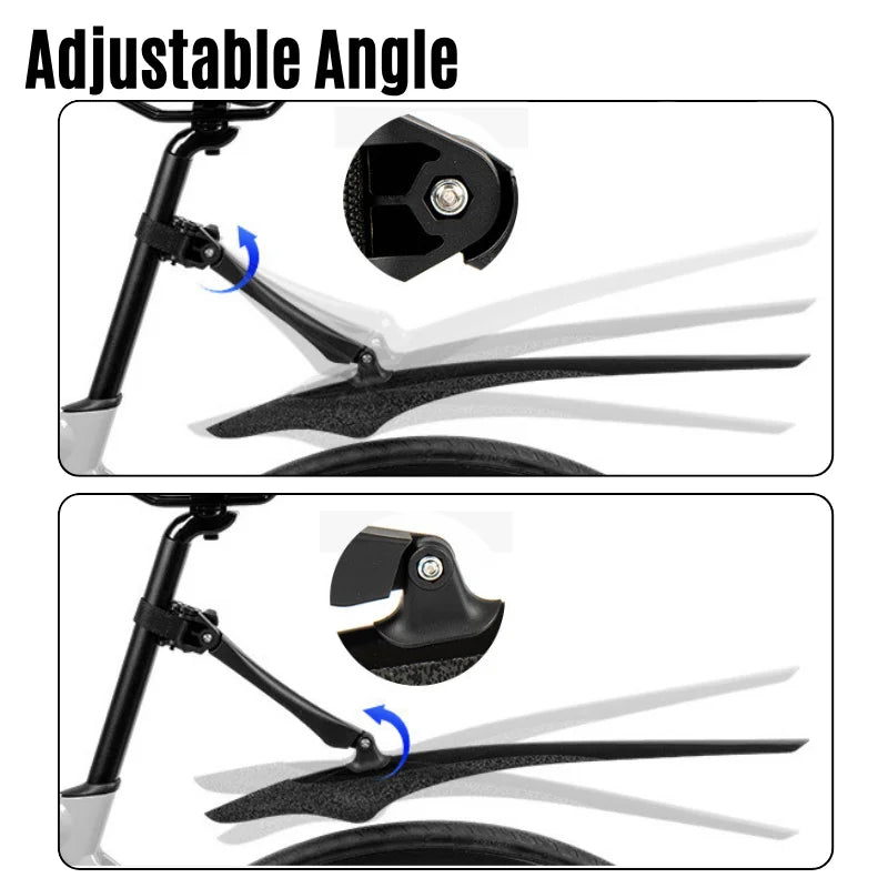 Widened Bike Rear Mudguard – Adjustable MTB & Road Fender