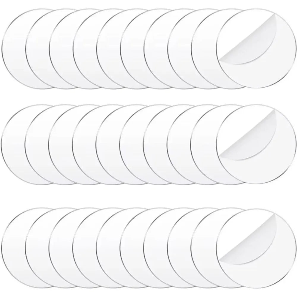 10Pcs Clear Acrylic Round Disc Blanks 2mm – 3 to 15cm Circles