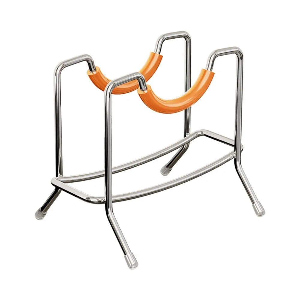 Stainless Steel Cutting Board Holder & Kitchen Storage Rack