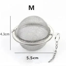 Stainless Steel Sphere Tea Ball Strainer & Spice Infuser