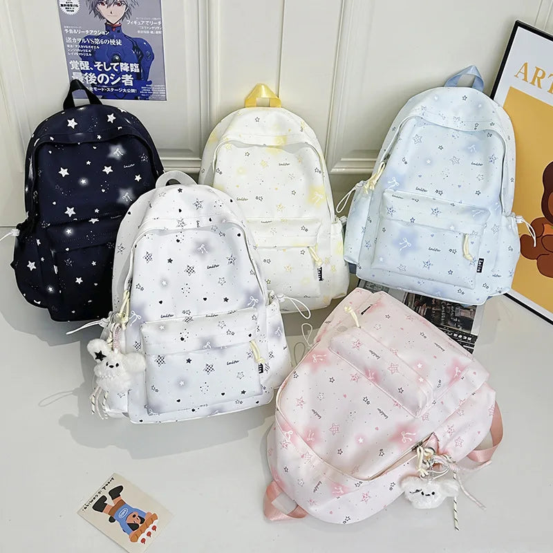 Japanese Style Student Backpack – Lightweight 20–35L Nylon Bag