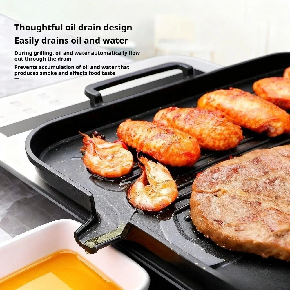KOSUN Smokeless Nonstick BBQ Grill Pan – Korean Style Cooking