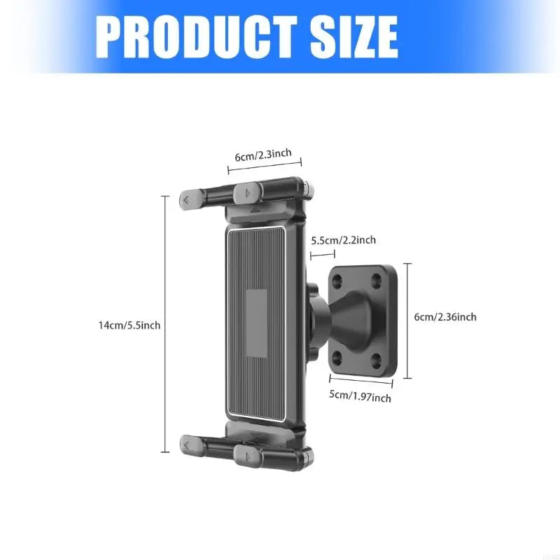 Wall Mounted Phone & Tablet Holder – Universal 4.7–15 Inch Stand